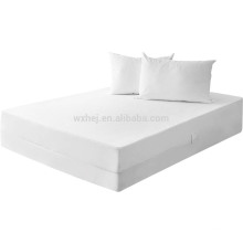 Protecteur imperméable de matelas de preuve de punaise de lit en gros / couverture de matelas avec la tirette